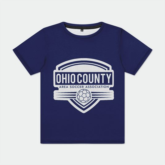 Ohio County Area Soccer Association Youth Sport T-Shirt Signature Lacrosse