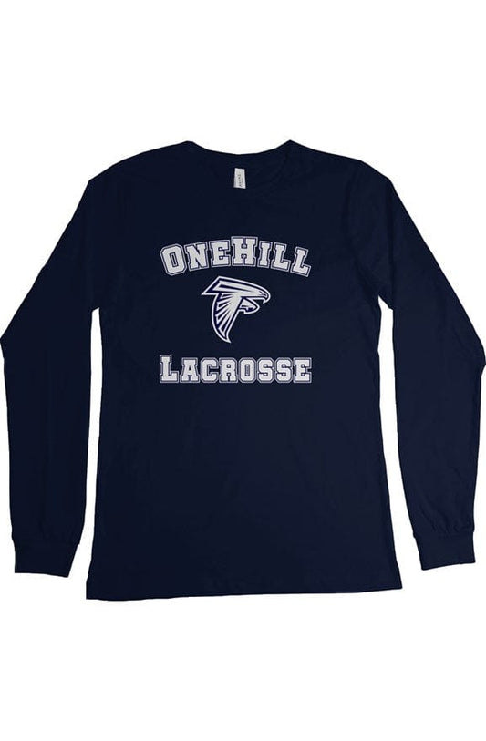 OneHill Lacrosse  Adult Long Sleeve T-Shirt Signature Lacrosse