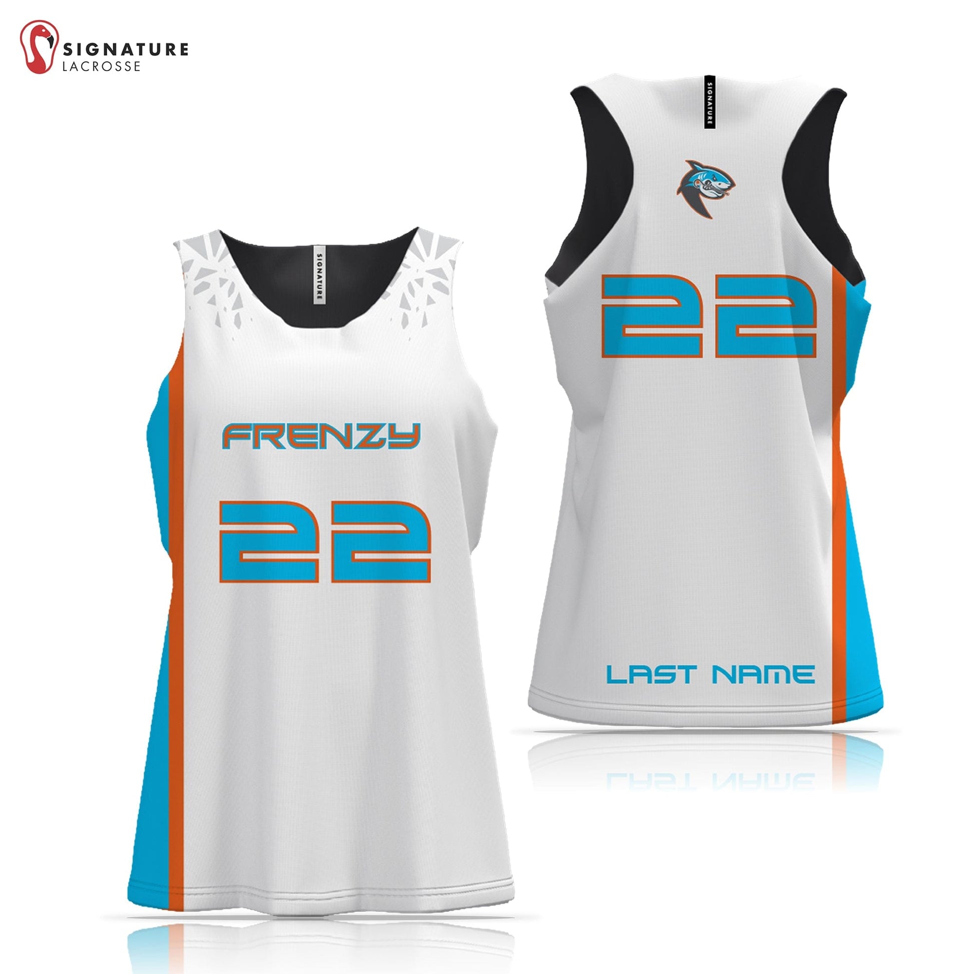 Orange County Frenzy Lacrosse Women's Pro Game Reversible Signature Lacrosse