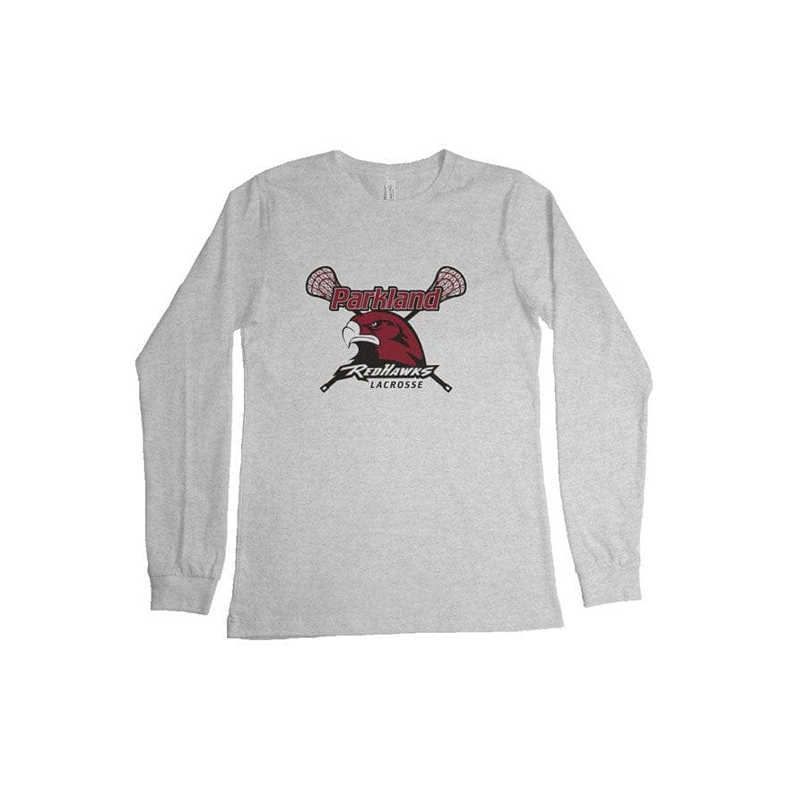 Parkland Redhawks Lacrosse Adult Cotton Long Sleeve T-Shirt Signature Lacrosse