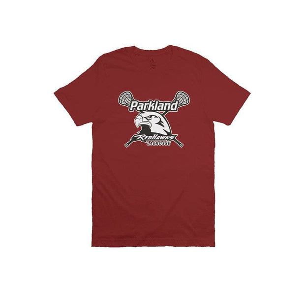 Parkland Redhawks Lacrosse Adult Cotton Short Sleeve T-Shirt Signature Lacrosse