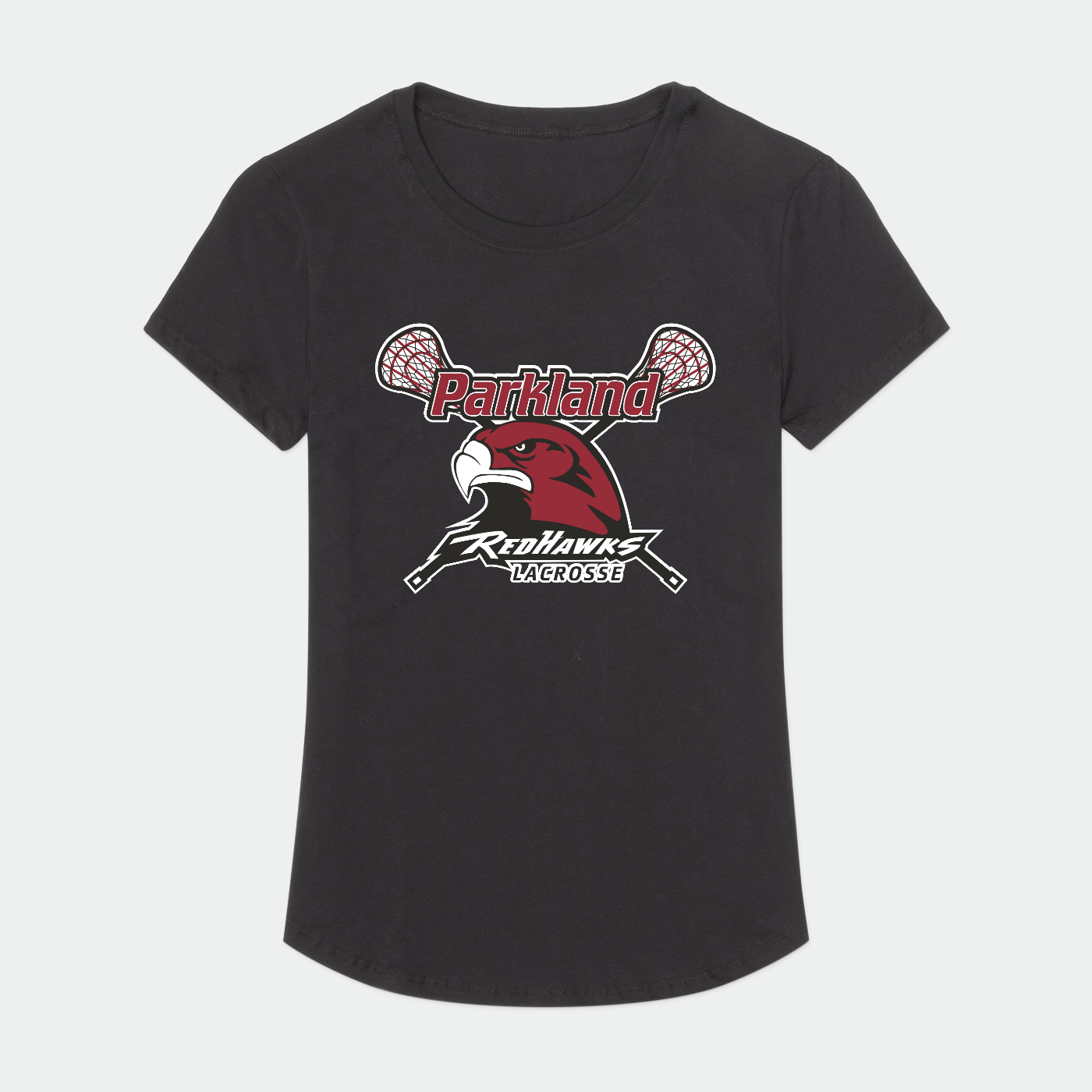 Parkland Redhawks Lacrosse Adult Women's Sport T-Shirt Signature Lacrosse