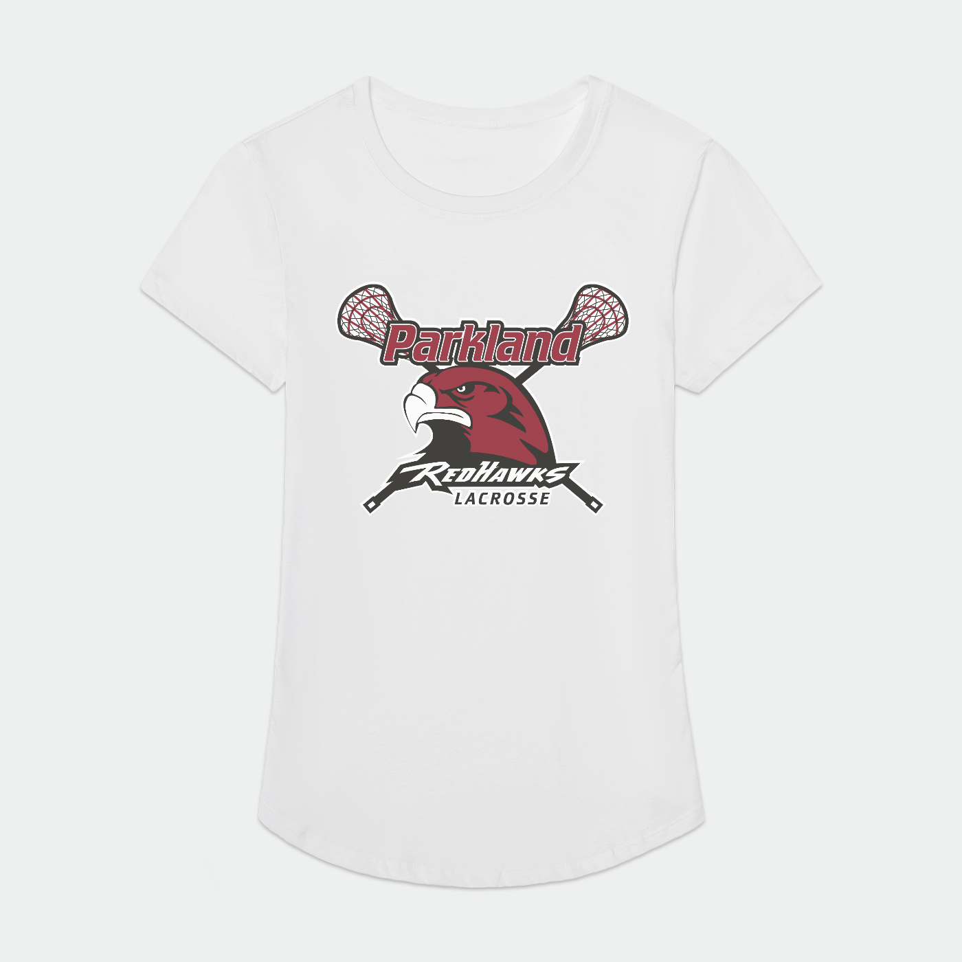 Parkland Redhawks Lacrosse Adult Women's Sport T-Shirt Signature Lacrosse