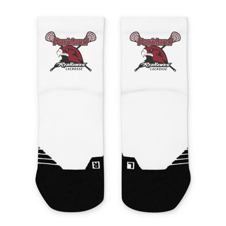 Parkland Redhawks Lacrosse Ankle High Athletic Socks Signature Lacrosse