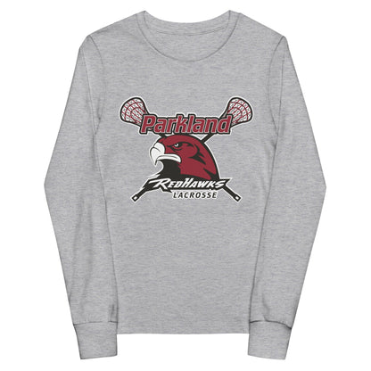 Parkland Redhawks Lacrosse Youth Cotton Long Sleeve T-Shirt Signature Lacrosse