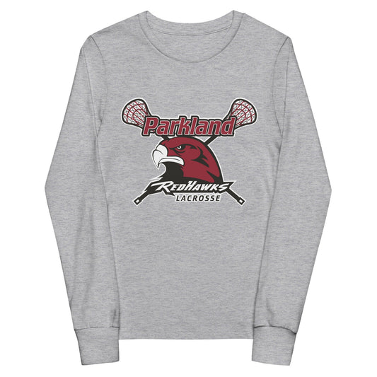 Parkland Redhawks Lacrosse Youth Cotton Long Sleeve T-Shirt Signature Lacrosse