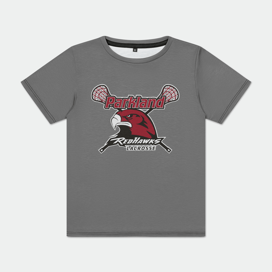 Parkland Redhawks Lacrosse Youth Sport T-Shirt Signature Lacrosse
