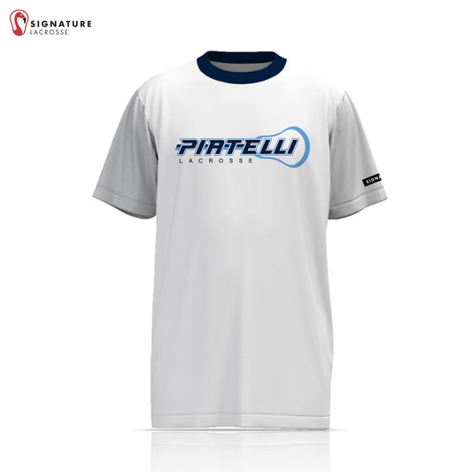 Piatelli Lacrosse Men's Pro Short Sleeve Shooting Shirt-Red Signature Lacrosse