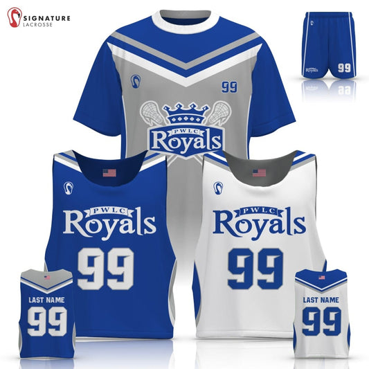 Prince William Lacrosse Club - Royals Men's 3 Piece Game Package - Basic 2.0:Boys 2031 (Grade 4) Signature Lacrosse