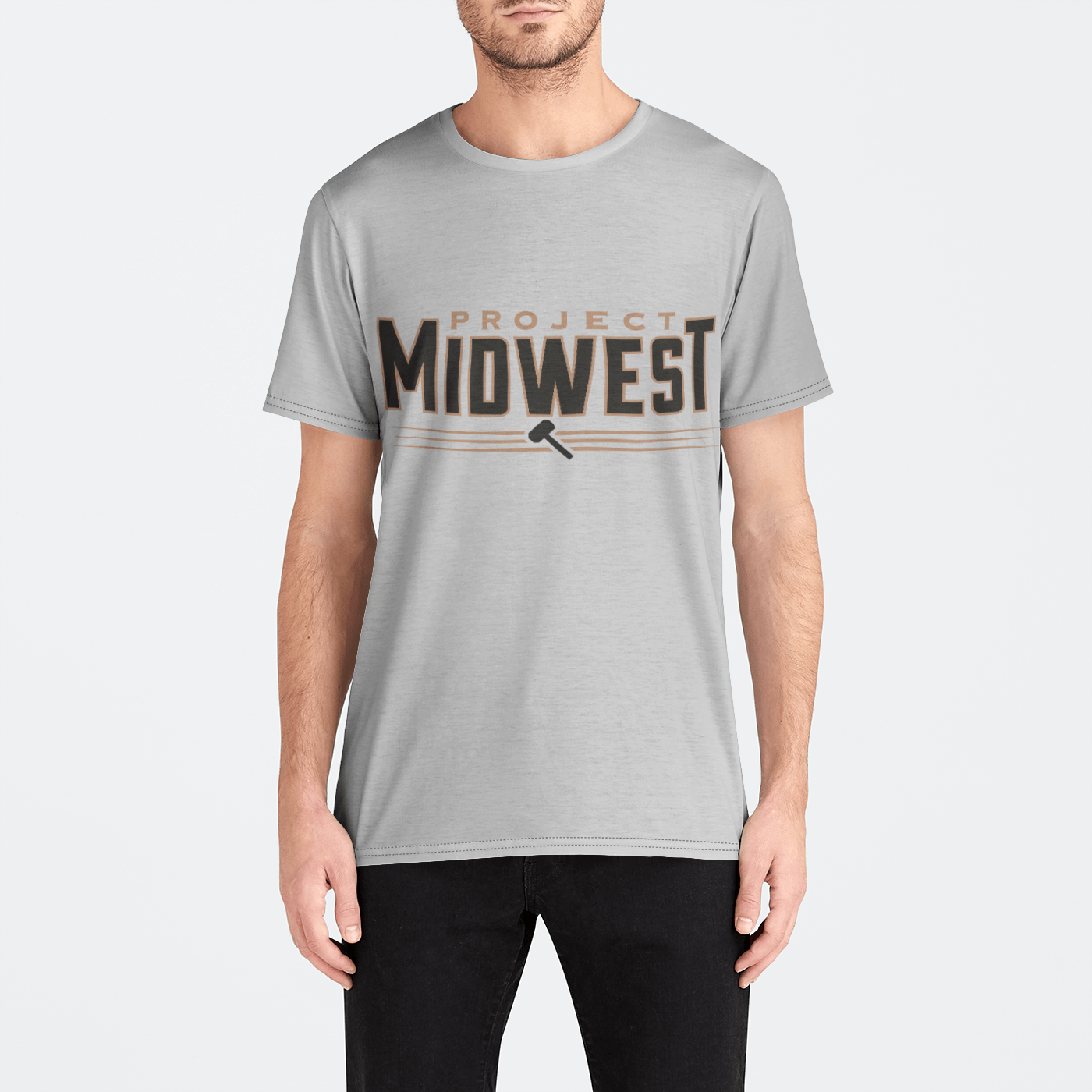 Project Midwest Lacrosse Adult Men's Sport T-Shirt Signature Lacrosse