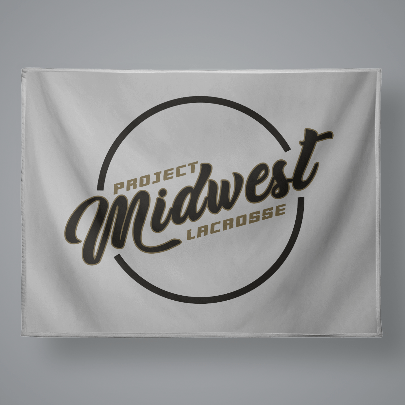 Project Midwest Lacrosse Large Plush Throw Blanket Signature Lacrosse