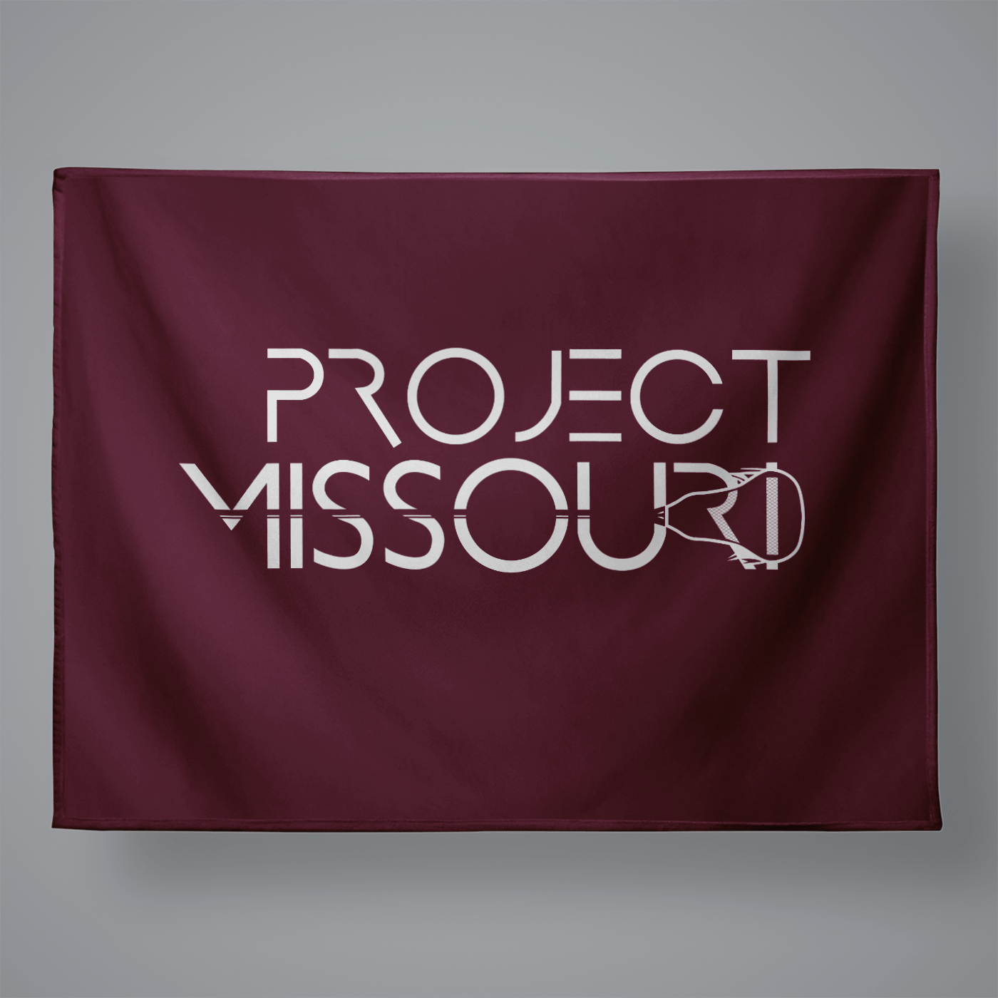 Project Missouri KC Large Plush Throw Blanket Signature Lacrosse