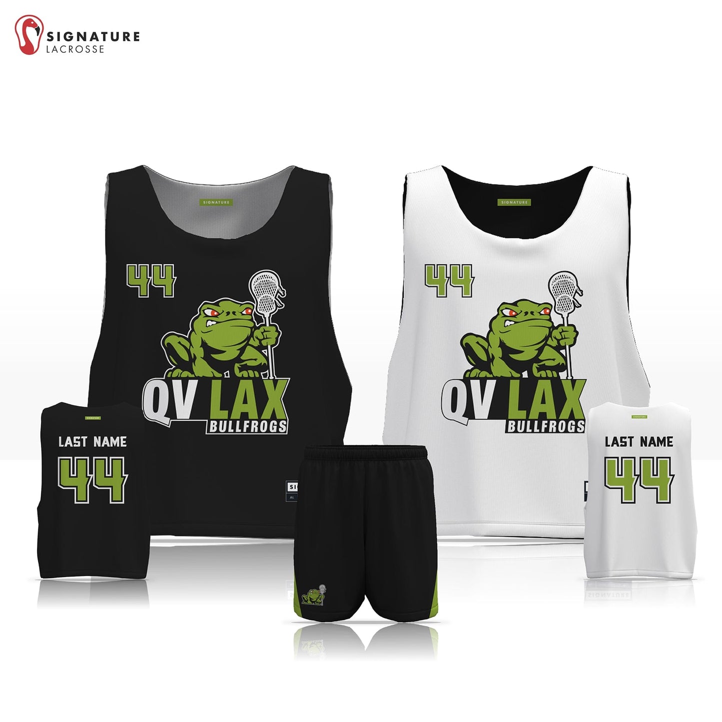 Quinebaug Valley Youth Lacrosse Men's 2 Piece Player Game Package: Quinebaug Signature Lacrosse