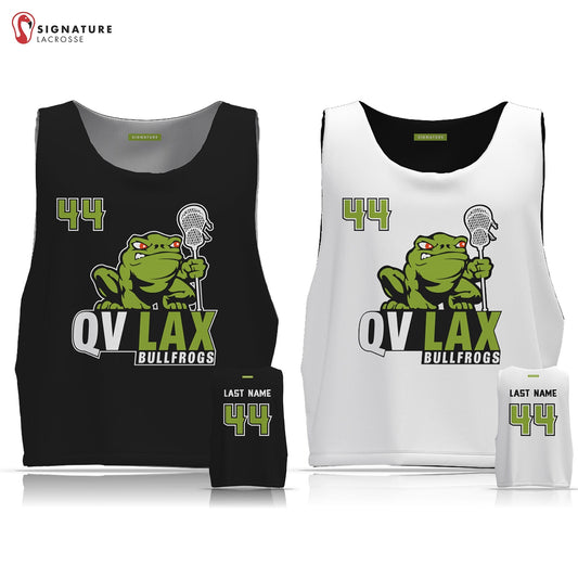 Quinebaug Valley Youth Lacrosse Men's Player Reversible Game Pinnie Signature Lacrosse