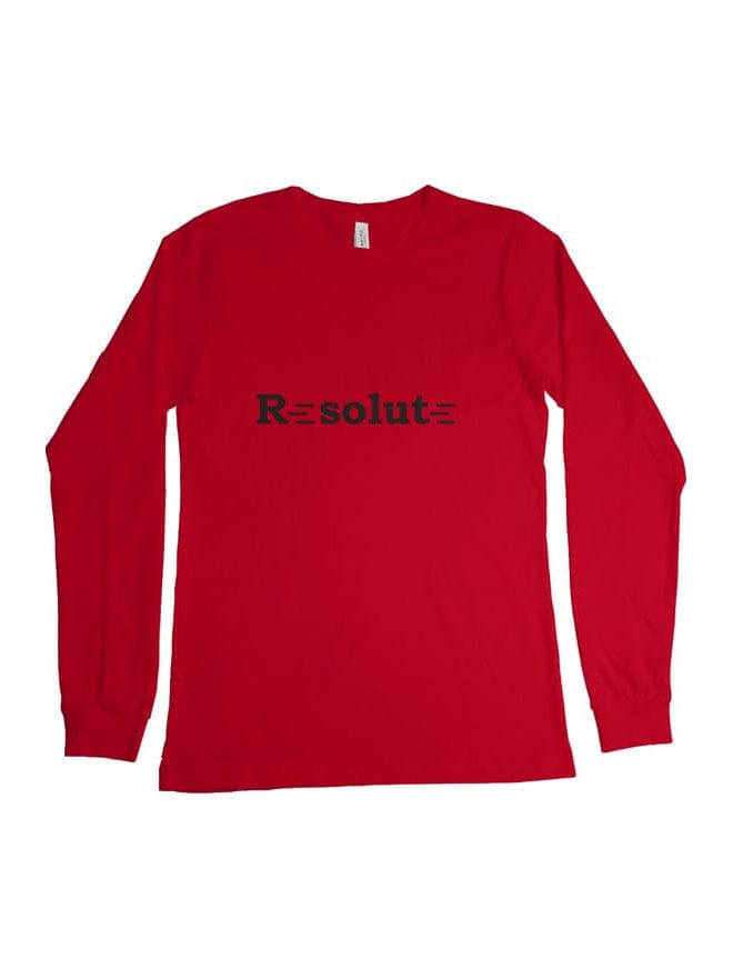Resolute Athletic Complex Adult Cotton Long Sleeve T-Shirt Signature Lacrosse