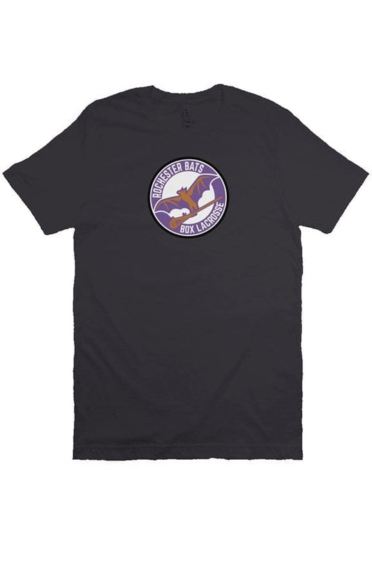 Rochester Bats Adult Cotton Short Sleeve T -Shirt Signature Lacrosse