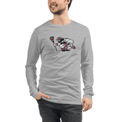 Roughriders Adult Premium Long Sleeve T -Shirt Signature Lacrosse