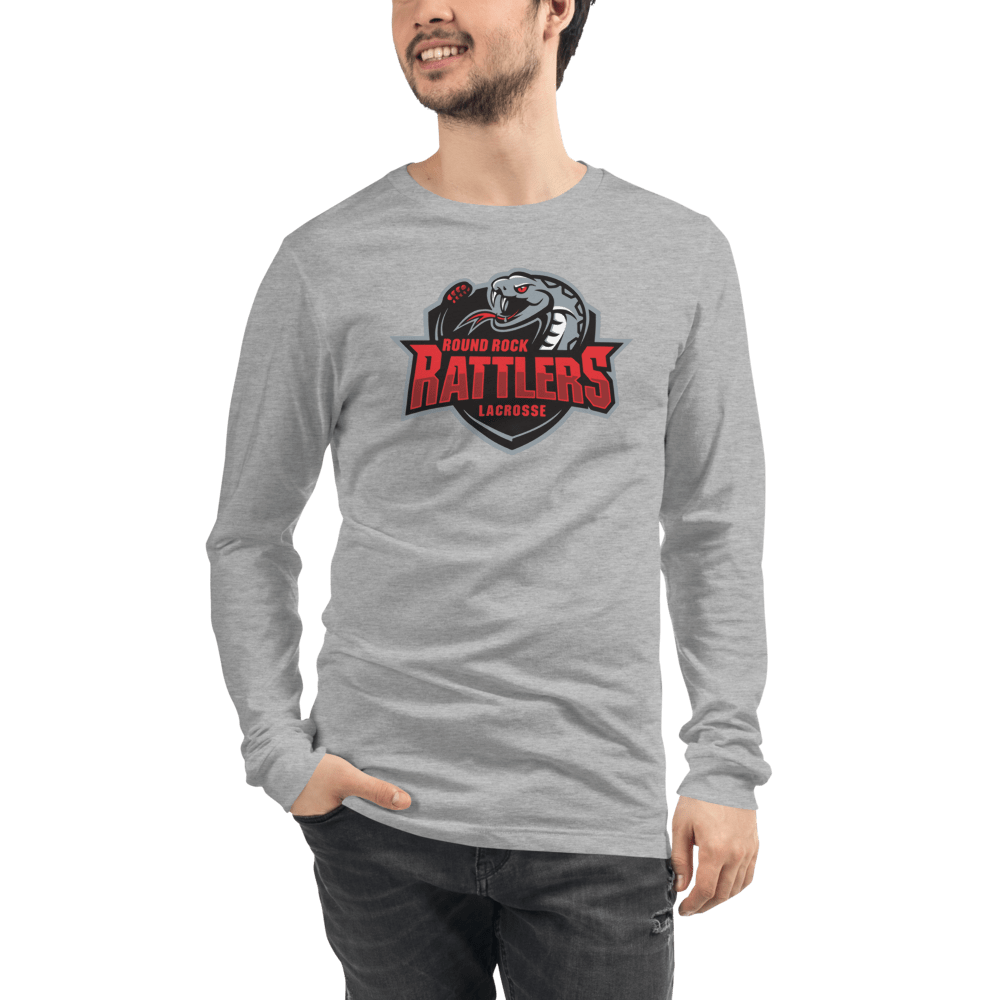 Round Rock Rattlers Lacrosse Adult Premium Long Sleeve T -Shirt Signature Lacrosse