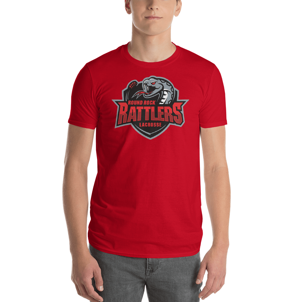 Round Rock Rattlers Lacrosse Adult Premium Short Sleeve T -Shirt Signature Lacrosse