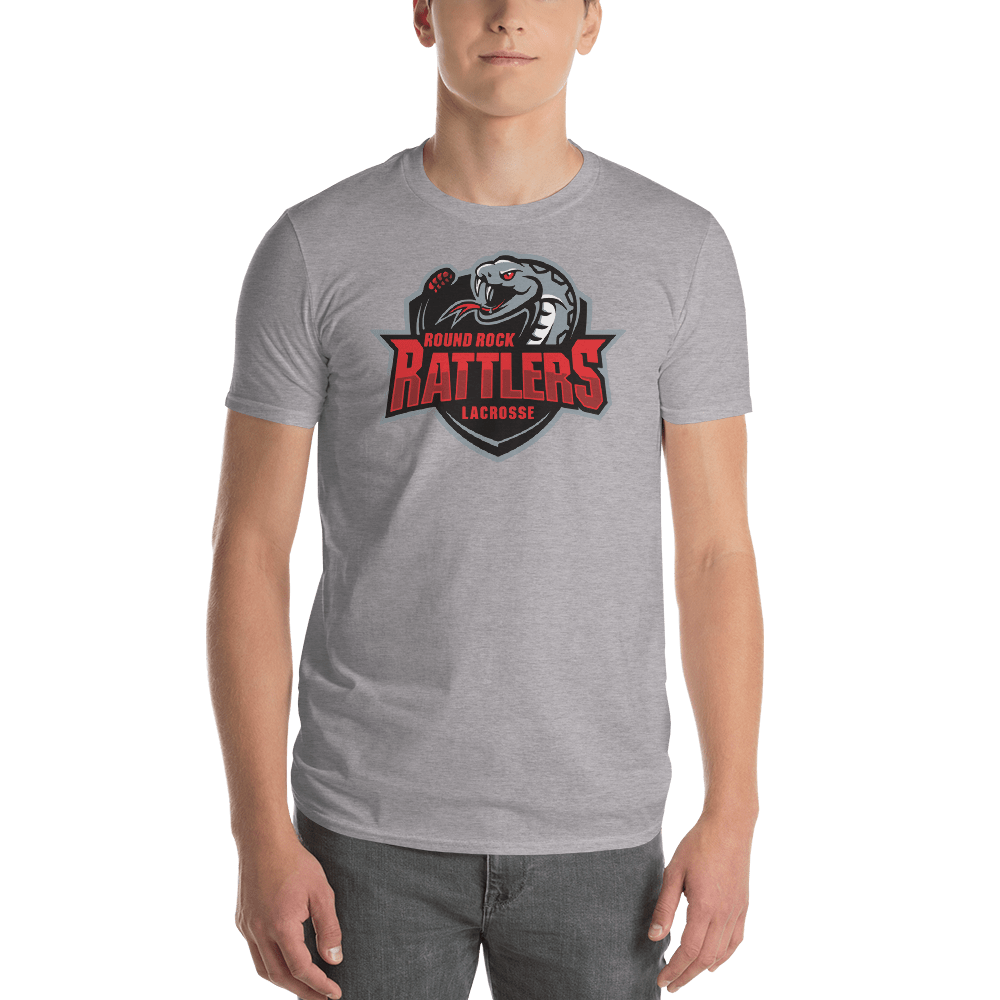 Round Rock Rattlers Lacrosse Adult Premium Short Sleeve T -Shirt Signature Lacrosse