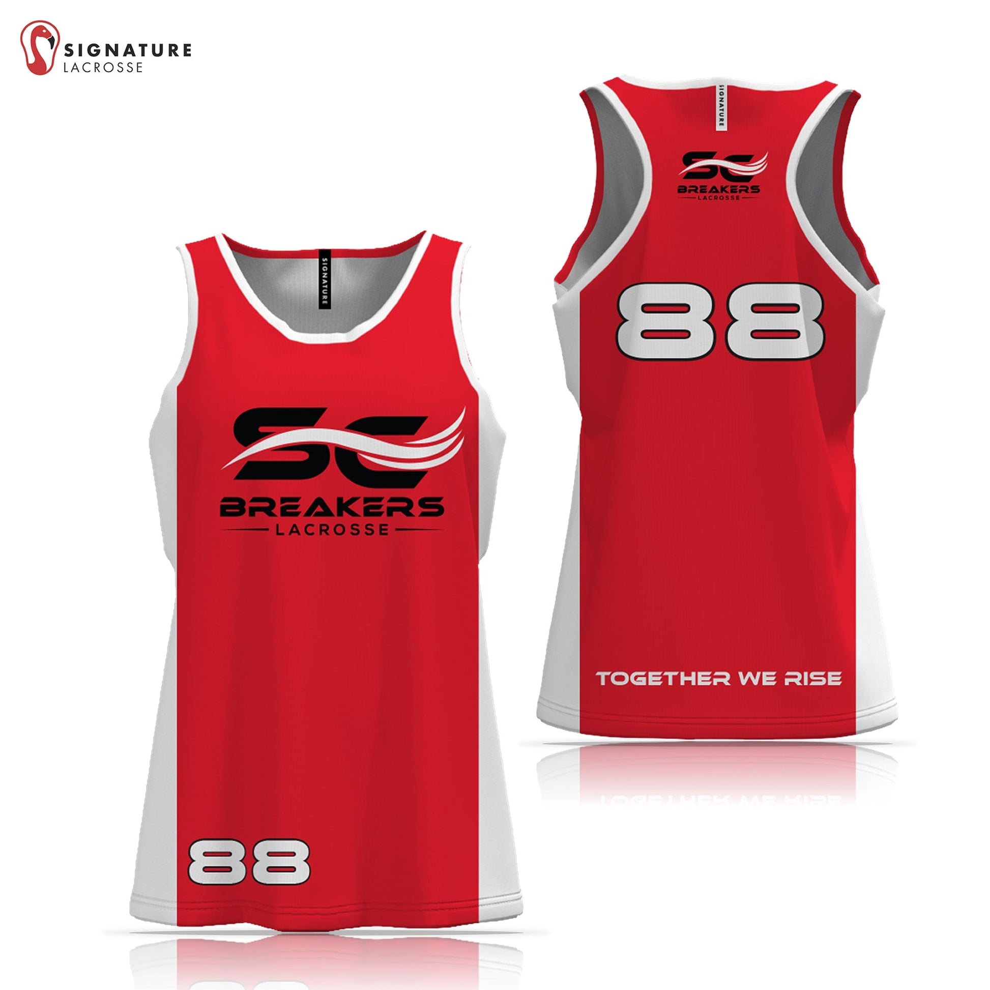 San Clemente Breakers Lacrosse Women's Reversible Game Pinnie Signature Lacrosse