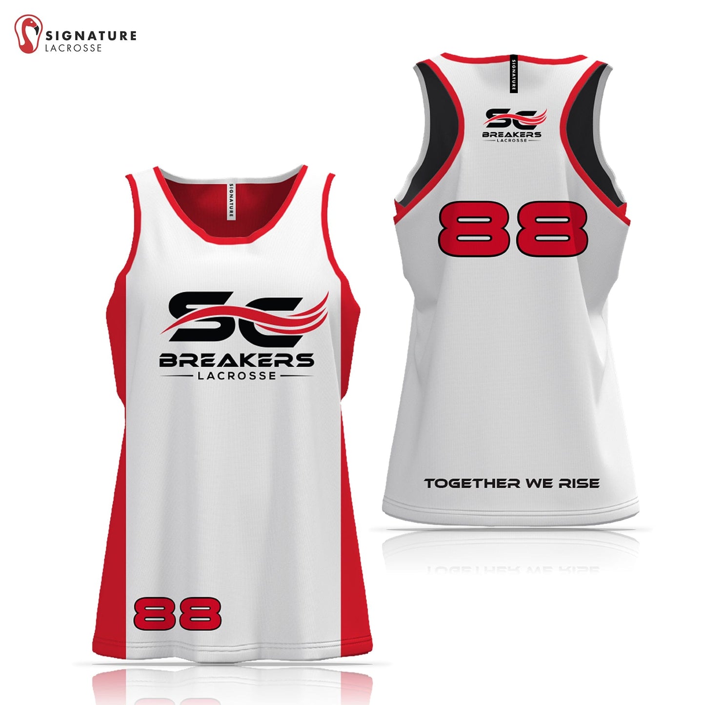 San Clemente Breakers Lacrosse Women's Reversible Game Pinnie Signature Lacrosse