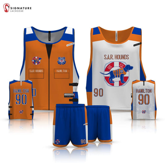 SAR Hounds Men's 2 Piece Pro Game Package:Men's Alumni SAR Hounds Signature Lacrosse