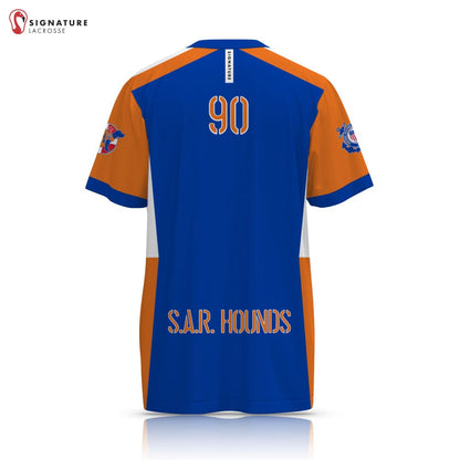 SAR Hounds Men's Pro Short Sleeve Shooting Shirt:Men's Alumni SAR Hounds Signature Lacrosse