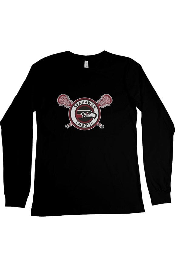 Seahawks Lacrosse Adult Cotton Long Sleeve T-Shirt Signature Lacrosse