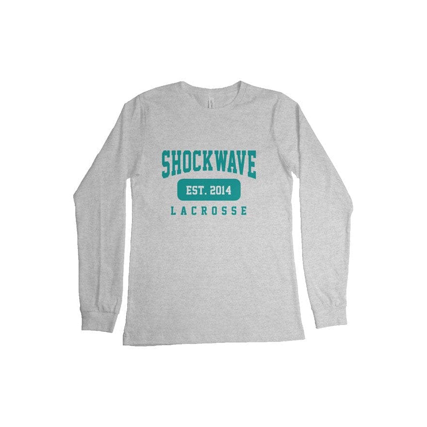 Shockwave Lacrosse Adult Cotton Long Sleeve T-Shirt Signature Lacrosse