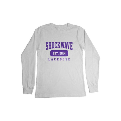 Shockwave Lacrosse Adult Cotton Long Sleeve T-Shirt Signature Lacrosse