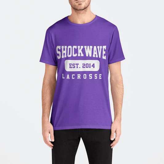 Shockwave Lacrosse Adult Men's Sport T-Shirt Signature Lacrosse