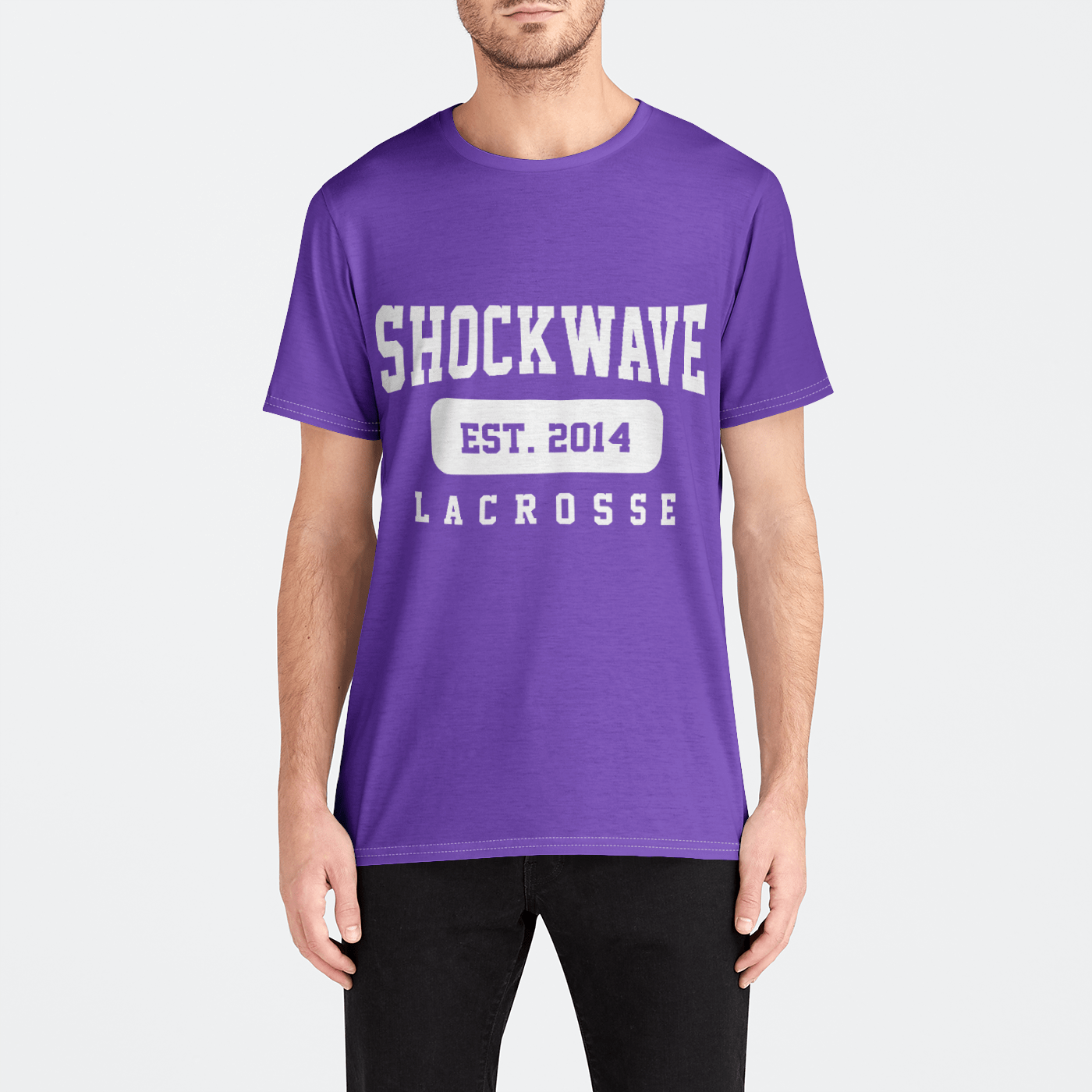 Shockwave Lacrosse Adult Men's Sport T-Shirt Signature Lacrosse