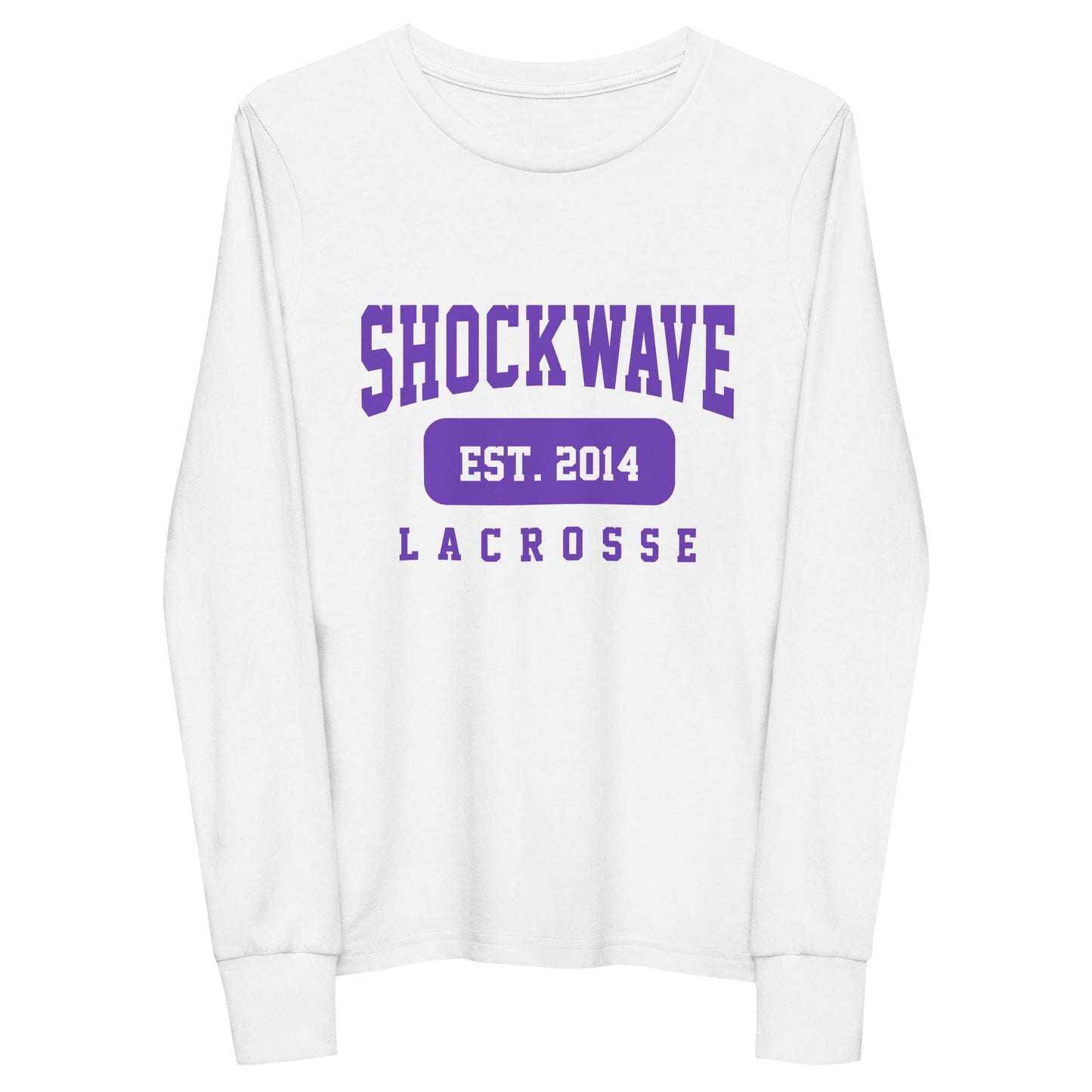Shockwave Lacrosse Youth Cotton Long Sleeve T-Shirt Signature Lacrosse