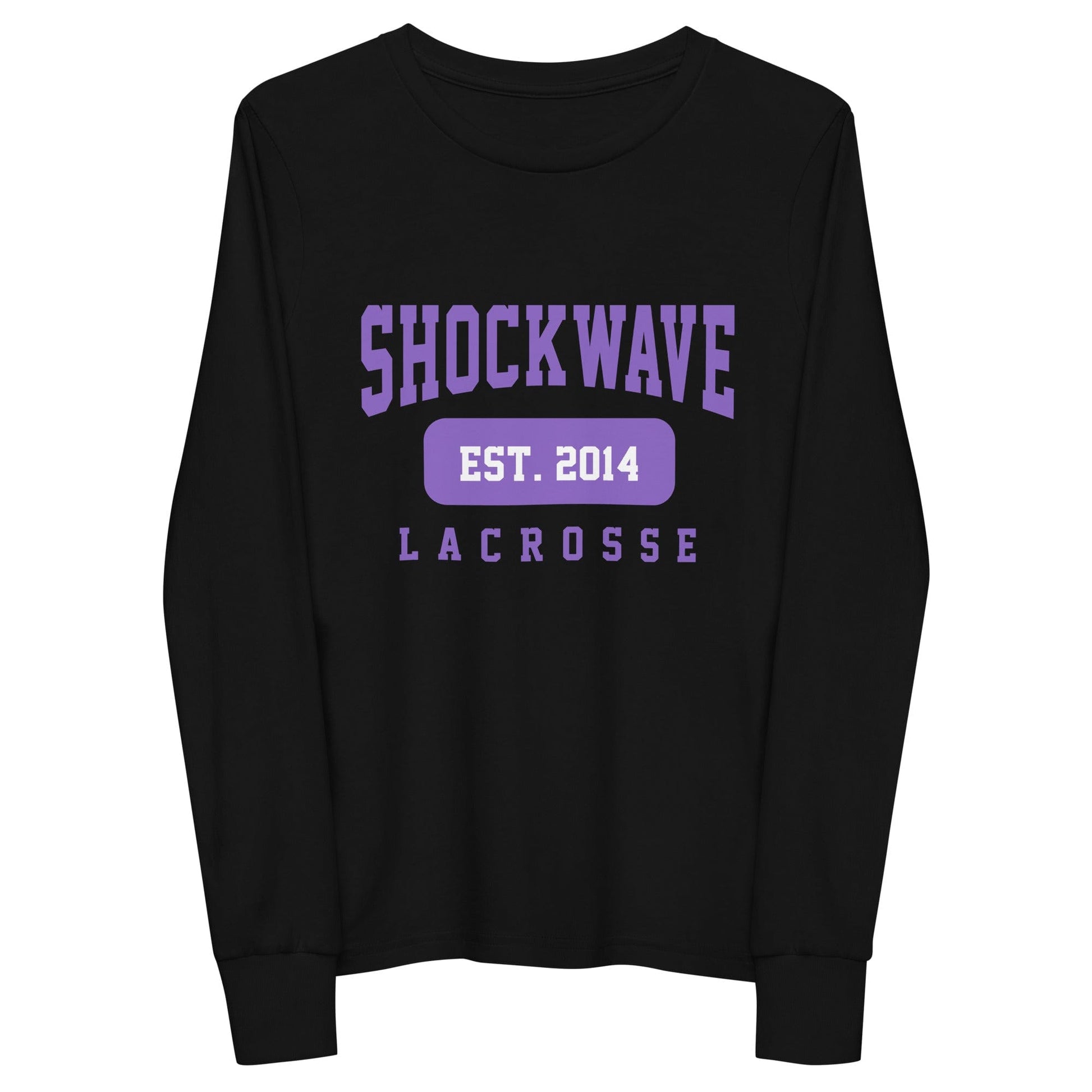 Shockwave Lacrosse Youth Cotton Long Sleeve T-Shirt Signature Lacrosse