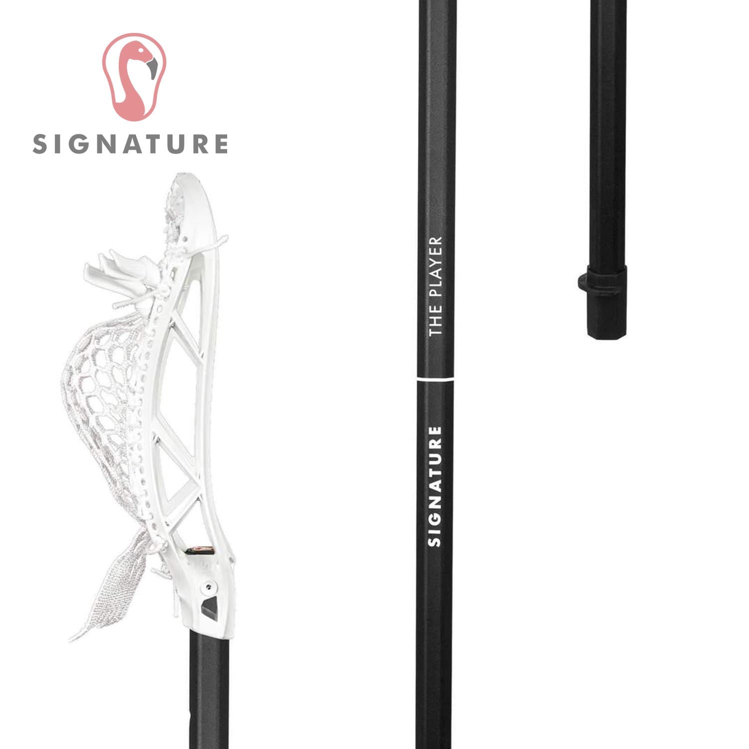 Signature Complete Universal Men's Lacrosse Stick  | 30" | Black Signature Lacrosse