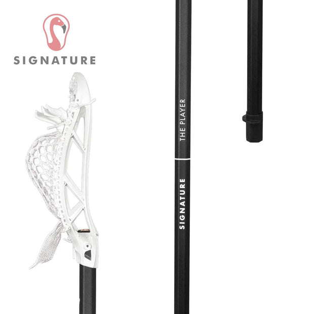 Signature Complete Universal Men's Lacrosse Stick  | 30" | Black Signature Lacrosse