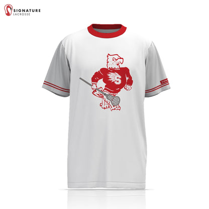 Smyrna Lacrosse Men's Player White Short Sleeve Shooter Shirt Signature Lacrosse