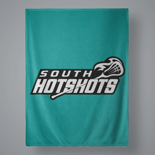 South Hotshots Lacrosse Large Plush Throw Blanket Signature Lacrosse