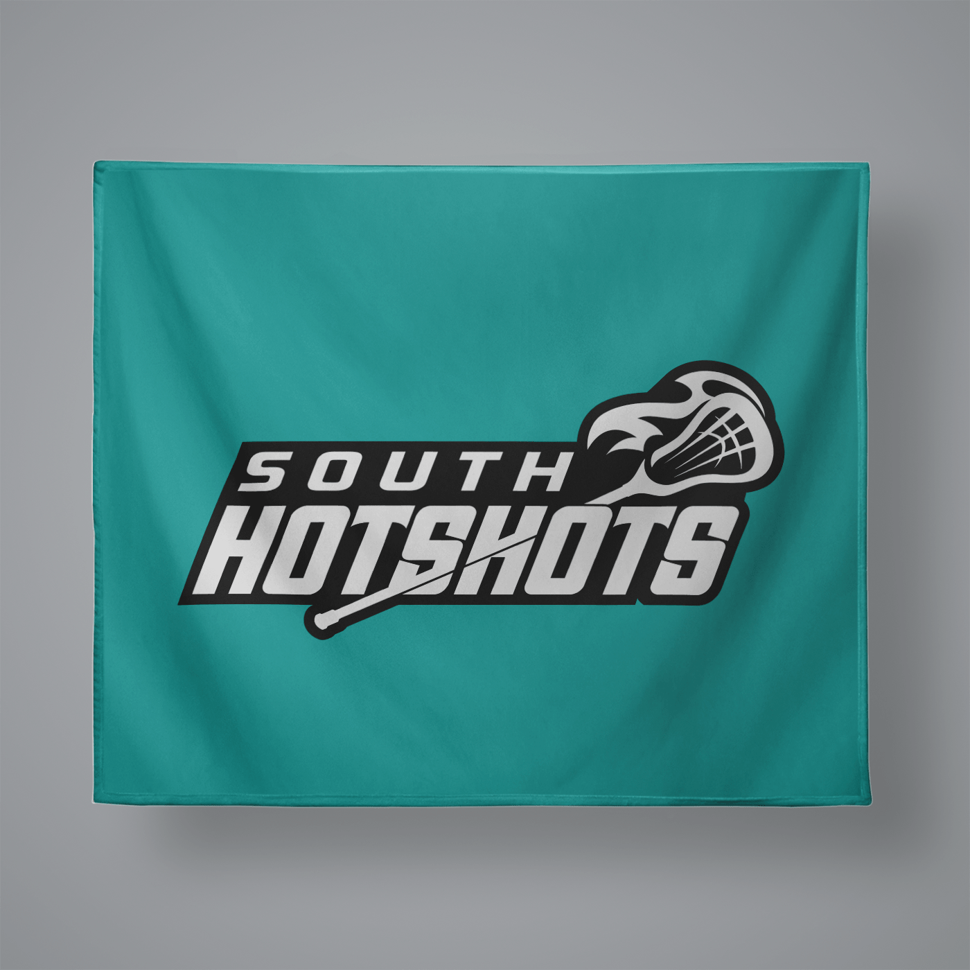 South Hotshots Lacrosse Small Plush Throw Blanket Signature Lacrosse