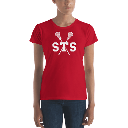 South Tampa Sticks Ladies Fitted Cotton Tee Signature Lacrosse