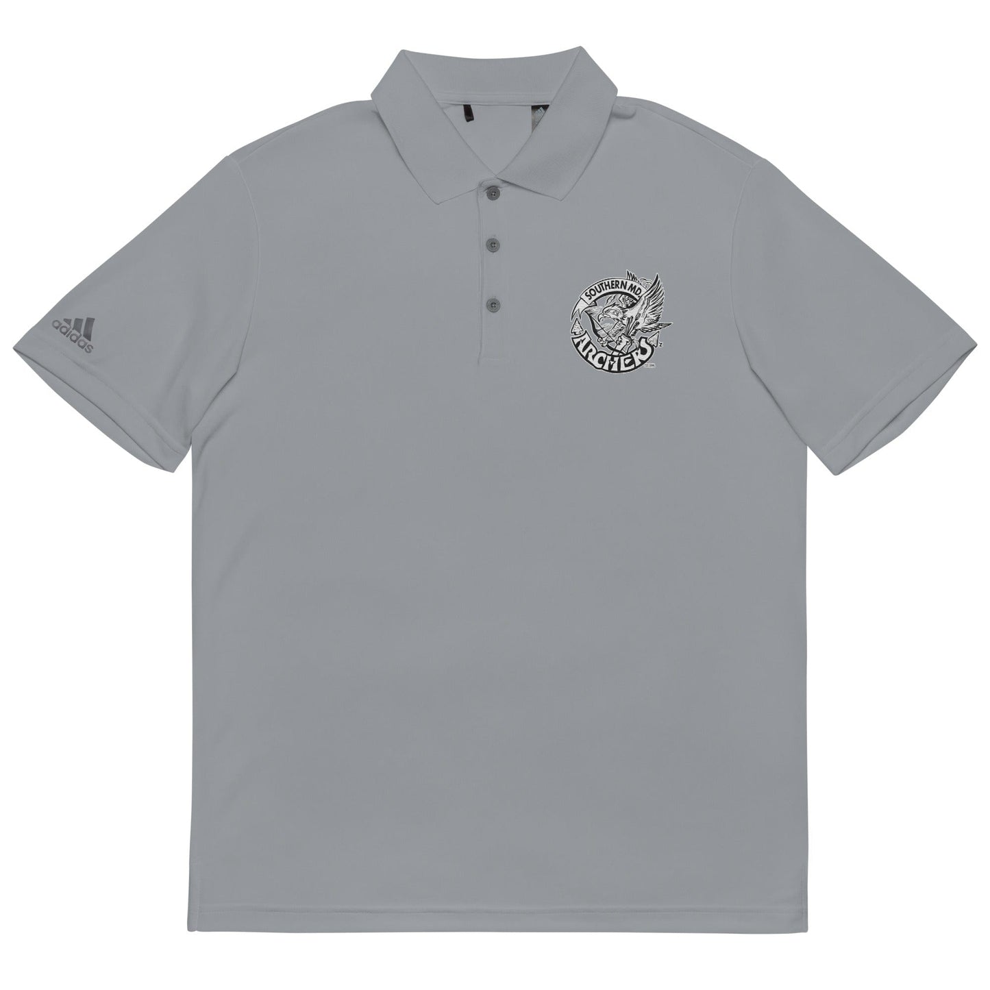 Southern Maryland Archers Club Adult Adidas Performance Polo Signature Lacrosse