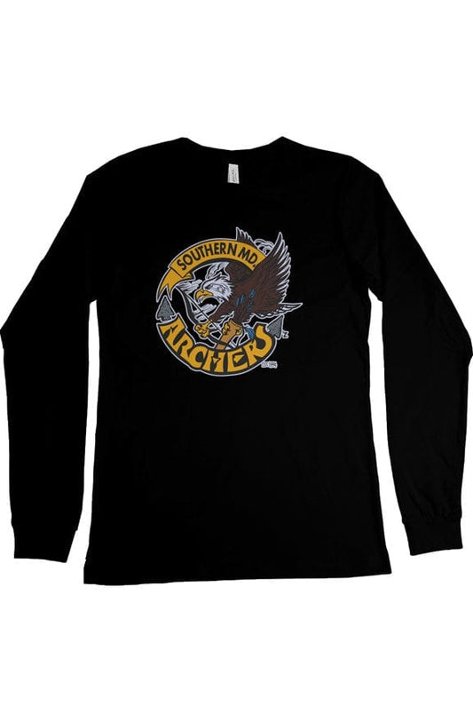 Southern Maryland Archers Club Adult Cotton Long Sleeve T-Shirt Signature Lacrosse