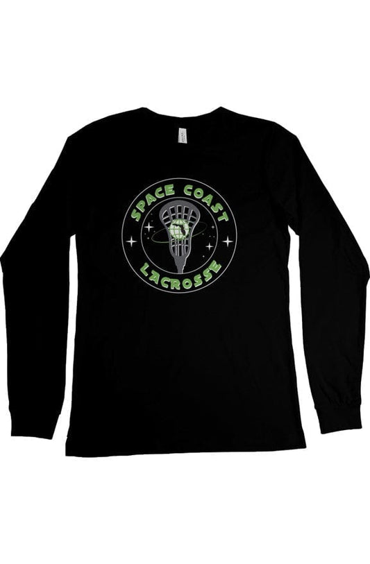 Space Coast Lacrosse Adult Cotton Long Sleeve T-Shirt Signature Lacrosse