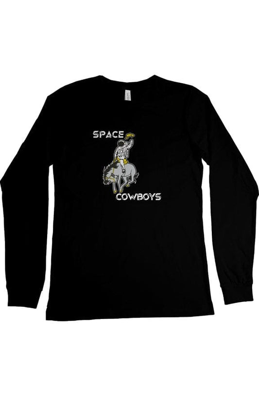 Space Cowboys Lacrosse Adult Cotton Long Sleeve T-Shirt Signature Lacrosse