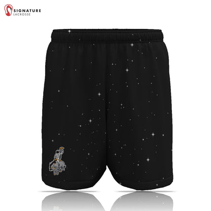 Space Cowboys Lacrosse Men's Black Pro Game Shorts Signature Lacrosse