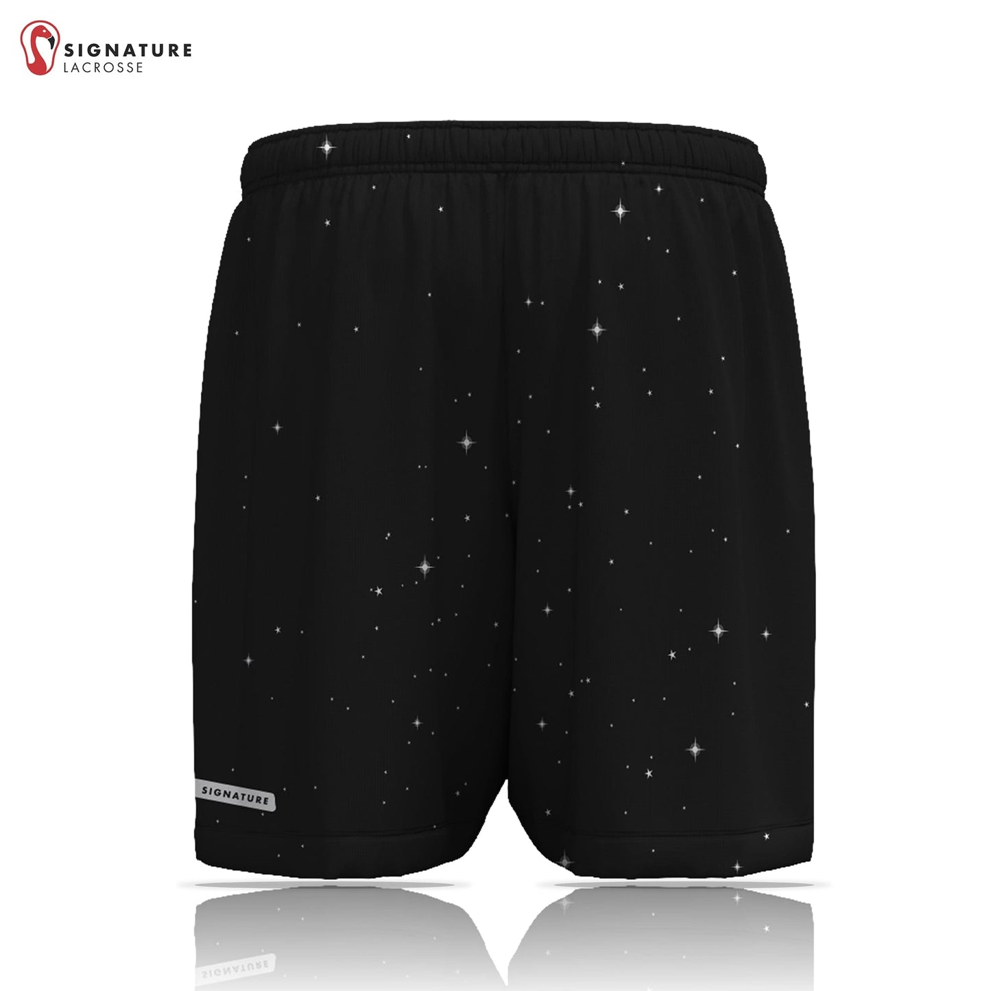 Space Cowboys Lacrosse Men's Black Pro Game Shorts Signature Lacrosse