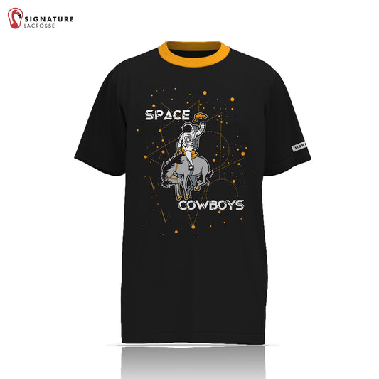 Space Cowboys Lacrosse Men's Pro Short Sleeve Shooting Shirt: Middle School Signature Lacrosse