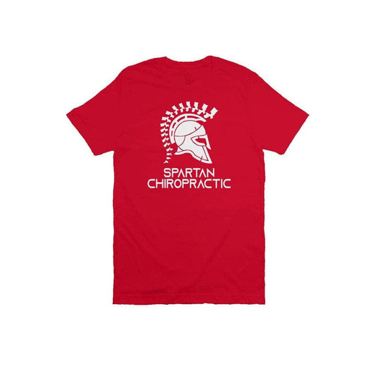 Spartan Chiropractic Adult Cotton Short Sleeve T-Shirt Signature Lacrosse