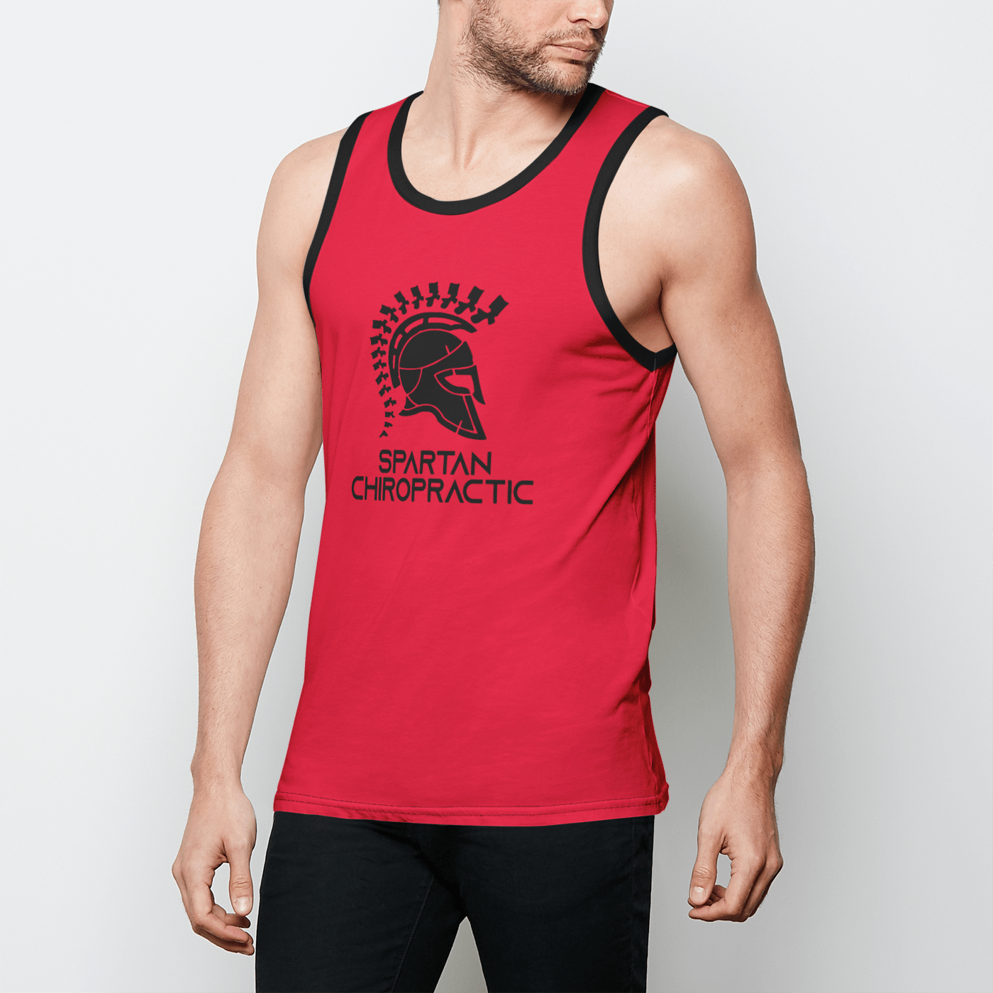 Spartan Chiropractic Men's Tank Top Signature Lacrosse